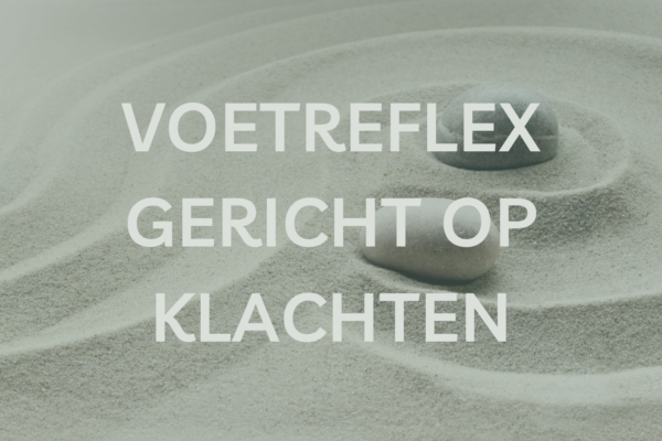 Therapeutische voetreflex